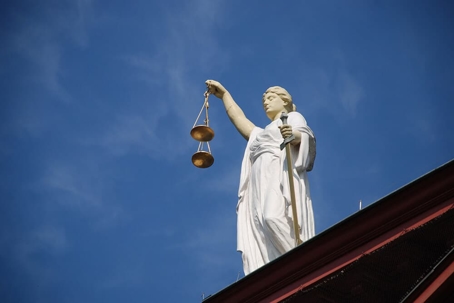 state of Lady Justice