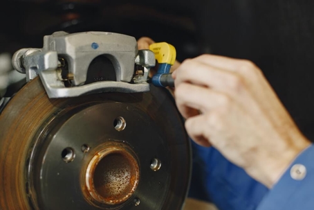 close up image of brakes